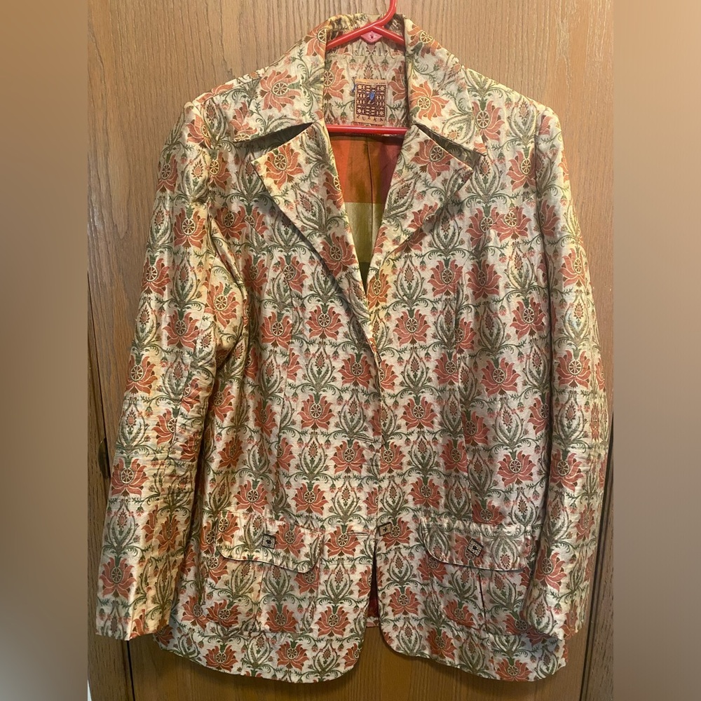 Zuzka Fabricology New York Vintage Jacket silk hand sewn rare